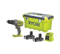 Ryobi R18PD3-0 Perceuse Percussion Batterie 18V 50Nm Kit 2x2,0 Ah