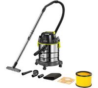 RYOBI - Aspirateur Eau et poussiere sans Fil R18WDV-0 - Cuve INOX - 18L (sans Batterie ni Chargeur)