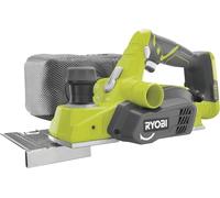 RYOBI - Rabot Électrique 82mm 18V ONE+ - Utilisations Gros travaux de Rabotage, Portes & Fenêtres, Chanfreins - Livré avec 2 Fers Réversibles Carbure Tungstène, 1 Guide, 1 Sac à Poussière - R18PL-0