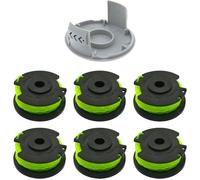 Ryobi RAC143 Bobine de débroussailleuse 36V, compatible RLT36B33 & RY36LT33A-0, 6 bobines + 1 capuchons