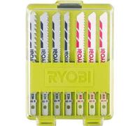 RYOBI RAK10JSB jeu de lames de scie alternative, 10 pièces, métal/plastique/bois, 102mm
