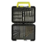 Ryobi RAK60DDF Kit 60 embouts forets hexagonaux 1/4" étui pour tournevis