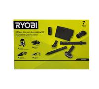 Ryobi - Kit accessoires aspirateur RAKVA04 - 6 pièces pour voiture - compatible aspirateurs Ryobi