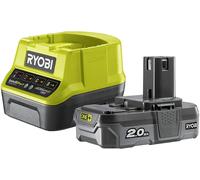 Ryobi RC18120-120 Kit Batterie 2.0Ah Lithium + Chargeur 18V One+