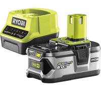 Ryobi RC18120-140 Kit Batterie 4.0Ah Lithium + Chargeur 18V One+