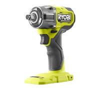 RYOBI RIW18CBL-0 Boulonneuse à Chocs Brushless 18V ONE+™, Couple Max. 450 Nm, Carré 1/2", 4 Modes de Serrage dont AutoStop, Triple Éclairage LED, Sans Batterie ni Chargeur