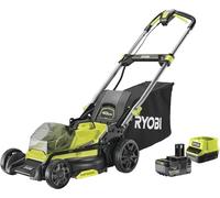 Ryobi RY18LMX40C-150 batterie pour tondeuse à gazon, 18 V, 40 cm, 50 l, mulching, 1 x 5.0 Ah