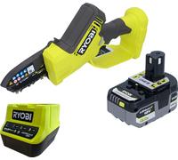 RYOBI RY18PSX10A tronçonneuse sans fil 18 V 10 cm Brushless + 1x batterie 5,0 Ah + chargeur