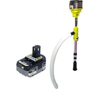 Ryobi RY18STPA-0 Pompe à tonneau de pluie sans fil 18 V 3360 l/h + 1x batterie 5,0 Ah - sans chargeur