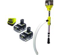 Ryobi RY18STPA-0 Pompe à tonneau de pluie sans fil 18 V 3360 l/h + 2x batterie 5,0 Ah + chargeur