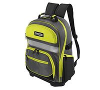 Ryobi Sac à dos à outils RSSBP1 – Rangement textile, base étanche, compartiment ordi, charge 20 kg
