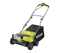 RYOBI Scarificateur sans fil RY18SFX35A-240, aérateur de gazon, entretien du gazon, largeur de travail 35cm, 18V, 4Ah