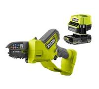 Elagueur à main 18V ONE+™ RYOBI - BRUSHLESS - guide 10 cm - 1 batterie 2,0 Ah - 1 chargeur 1,5 A