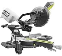 Ryobi - Scie à onglets radiale 190 mm sans fil 18V ONE+ - capacité 50 x 250 mm à 90° - 1 batterie 4Ah et 1 chargeur rapide