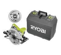 Ryobi Scie circulaire RCS1600-K2B 1600W 66 mm – 2 lames 48 & 24 dents