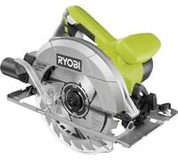 RYOBI - Scie circulaire 1400 W - diam. 190 x 16 mm - 66 mm a 90° - Livrée avec 1 lame 20 dents + 1 lame 48 dents - RCS1400-KB48