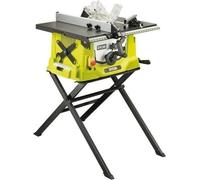 RYOBI - Scie sur table 1 800 W + pietement rétractable, lame 254 mm 48 dents, guide parallele & poussoir - RTS1800S-G