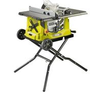 RYOBI - Scie sur table 1 800 W - table alu + pietement retractable, lame 254mm 48 dents, guide parallele & poussoir - RTS1800EF-G