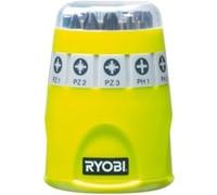 Ryobi "Set d''embouts RAK10SD, 10 pièces, Set d''embouts de vissage"