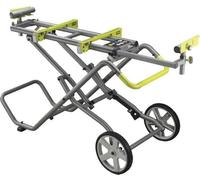 RYOBI - Support universel a roulettes pour scie a coupe d'onglets - ajust. levier - pliable - extension 2 790 mm - 27 kg - RLSW01