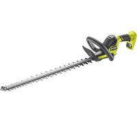 RYOBI Taille-haies sans fil RY18HT55A-0, Taille-buissons, Taille-haies, Tondeuse avec balai à déchets de coupe, 18V