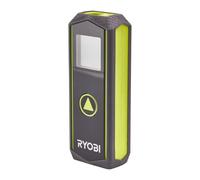 RYOBI Télémètre Laser RBCLDM20 - Portée 20m, Affichage LCD Rétroéclairé, Mesure Simple et Précise, Compact et Léger, Parfait Rénovation