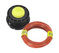 Ryobi - Tête Double Fil Reel-Easy™ Ø 2,4 mm pour débroussailleuses sur Batterie RY18BCX26A-0 / RY18BCX26A-140 / RY36BCX30A-0 / RY36BCX30A-140 - RAC169