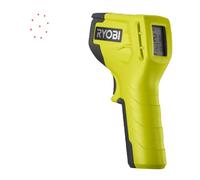 RYOBI - Thermomètre Infrarouge RBIRT08 - Mesure de -50 à 550°C, Faisceau laser multipoints, Écran Rétroéclairé, Idéal Bricolage, Cuisine, Chauffage, Auto