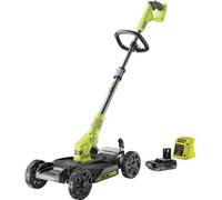 RYOBI - Tondeuse 3-en-1 18V ONE+ - Tondeuse / coupe-bordures / dresse-bord. - coupe 30 cm + batterie 2 Ah & charg. - RY18LMC30A-120