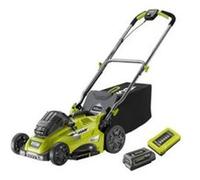 RYOBI Tondeuse poussée 36V coupe 40 cm ramassage et mulching 1 batterie lithium 5 0 G