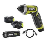 RYOBI Tournevis 4V USB Lithium angles et tiroirs - batterie 2Ah + chargeur - RSD4-120TA2