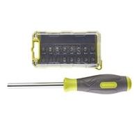 Ryobi "Tournevis RSD17PCS, avec jeu de 17 embouts, Set d''embouts de vissage"