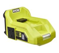 RYOBI MAX POWER Transformateur sans fil 36V : 300 W-500 W - 3 ports: 1 electrique EU + 1 USB-A + 1 USB-C - Lampe LED - Sans batt