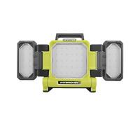 Triple panneau lumineux LED Hybrid (18V et secteur) - 3 intensités : 3000 / 1500 / 800 Lumens - panneaux latéraux 360°