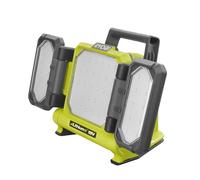 RYOBI - Triple panneau lumineux LED 18V - 3 intensités - 3000 / 1500 / 800 Lumens - panneaux latéraux orientables à 360°, panneau central orientable à 150° - RLP18-0