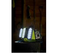 Triple panneau lumineux LED Hybrid (18V et secteur) - 3 intensités : 3000 / 1500 / 800 Lumens - panneaux latéraux 360°