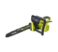 RYOBI Tronçonneuse Électrique 2300W RCS2340B Guide 40 cm Griffe d'Abattage | Tendeur de chaîne sans outil, pompe à huile automatique, interrupteur de sécurité, répartition du poids étudiée, bois dur