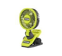 RYOBI - Ventilateur à Pince 4V USB Lithium RCF4-0 - Orientable 360° - Pour Rafraîchissement Bureau, Atelier, Tente & Poussette à l'arrêt - Batterie non incluse