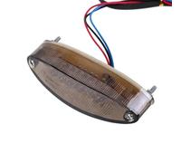 RYOZAI feux stop Feu arrière ovale pour moto Feu de freinage pour VTT Feu arrière pour moto Accessoires universels