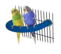 RYPET Perchoir à surface rugueuse pour cage à oiseaux - Sables de quartz - Perchoirs pour petites perruches, calopsittes, conures, aras, perroquets, oiseaux amoureux, pinsons - Jouet en forme de U