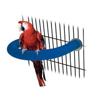 Rypet Perchoir en forme de U pour perroquet - Jouet pour meulage des pattes, exercices de nettoyage - Perchoir à oiseaux à surface rugueuse - Accessoires pour petites perruches, calopsittes, conures,