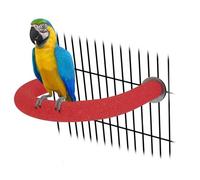 Rypet Perchoir en forme de U pour perroquet - Jouet pour meulage des pattes, exercices de nettoyage - Perchoir à oiseaux à surface rugueuse - Accessoires pour petites perruches, calopsittes, conures
