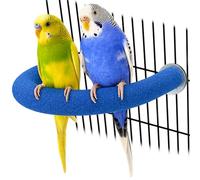 Rypet Perchoir pour perroquet à surface rugueuse - Perchoirs pour cage à oiseaux de sable de quartz pour petites perruches, calopsittes, conures, aras, perroquets, oiseaux d'amour, pinsons, cages