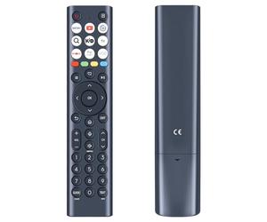 RYQIF Nouvelle télécommande de rechange ERF2B38 ERF2B38H compatible avec Hisense FHD QLED Smart TV 32E4QT 32A4Q 40E4QT 32A5Q 40A4Q 40A5Q 55U7Q 85E77Q 50E8Q 100U7Q 85E77Q
