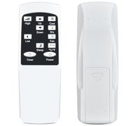 RYQIF Télécommande de rechange adaptée pour EUHOMY Climatiseur mobile 9000 BTU 7000 BTU Climatiseur mobile 4 en 1, pour Monzana MZKA2600 MZKA2000 MZKA1000 MZKA780, pour Echos 112