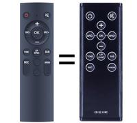 RYQIF Télécommande de rechange pour Teufel CB 52 II RC | CB52 THX CINEBAR