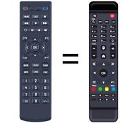 RYQIF Télécommande de rechange pour Xsarius PURE-4K-OTT H.265 Android 7.1 Premium Box