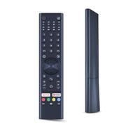 RYQIF Télécommande de remplacement adaptée pour CHIQ Smart Tech TV RM-C3414 30604611 CXHUN004 EC43S1A EC50S1A EC55S1A EC65E1UA EC75E1UA ES50S1A BLAUPUNKT BA32H4142LEB(Keine Stimme)