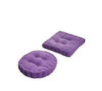 RYQZHHY Coussin De Sol Rond Coussin de Sol carré Rond Tatami, Grand Coussin Chaise méditation, siège épais, Pouf capitonné(Purple,Square 40x40cm)