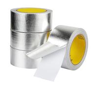 RYRYR Ruban adhésif en aluminium robuste, 0,15 mm d'épaisseur, 50 m de long, joint for conduits, CVC et évent sèche-linge(6cm*50m)
